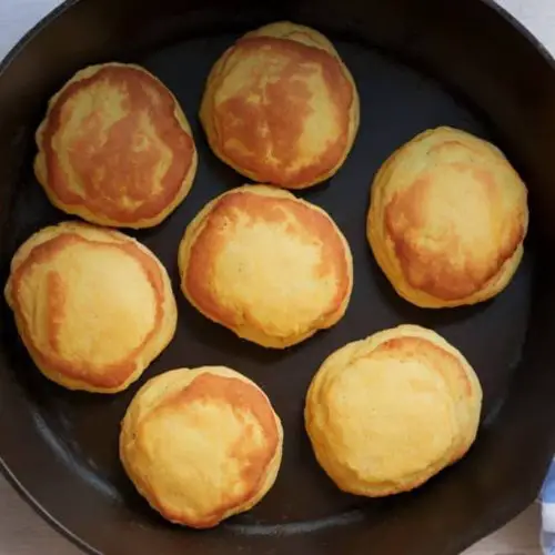 quick pan fried biscuits from a can