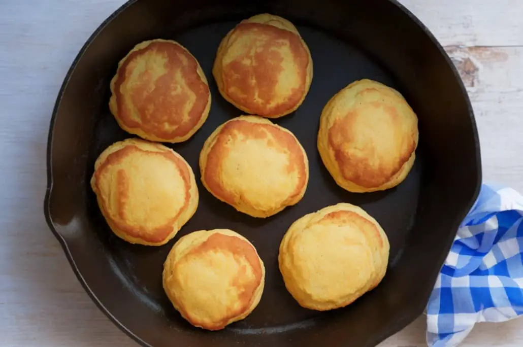 quick pan fried biscuits from a can