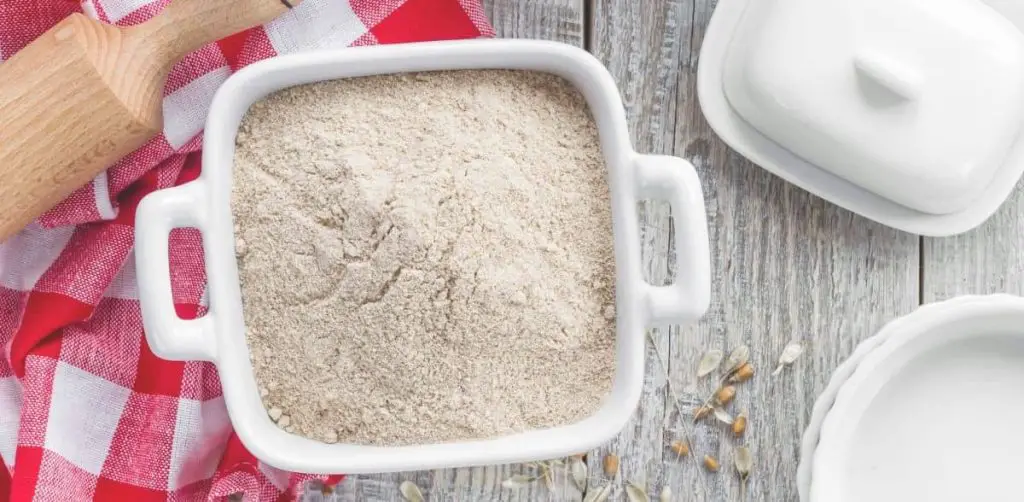 southern wheat flour on table