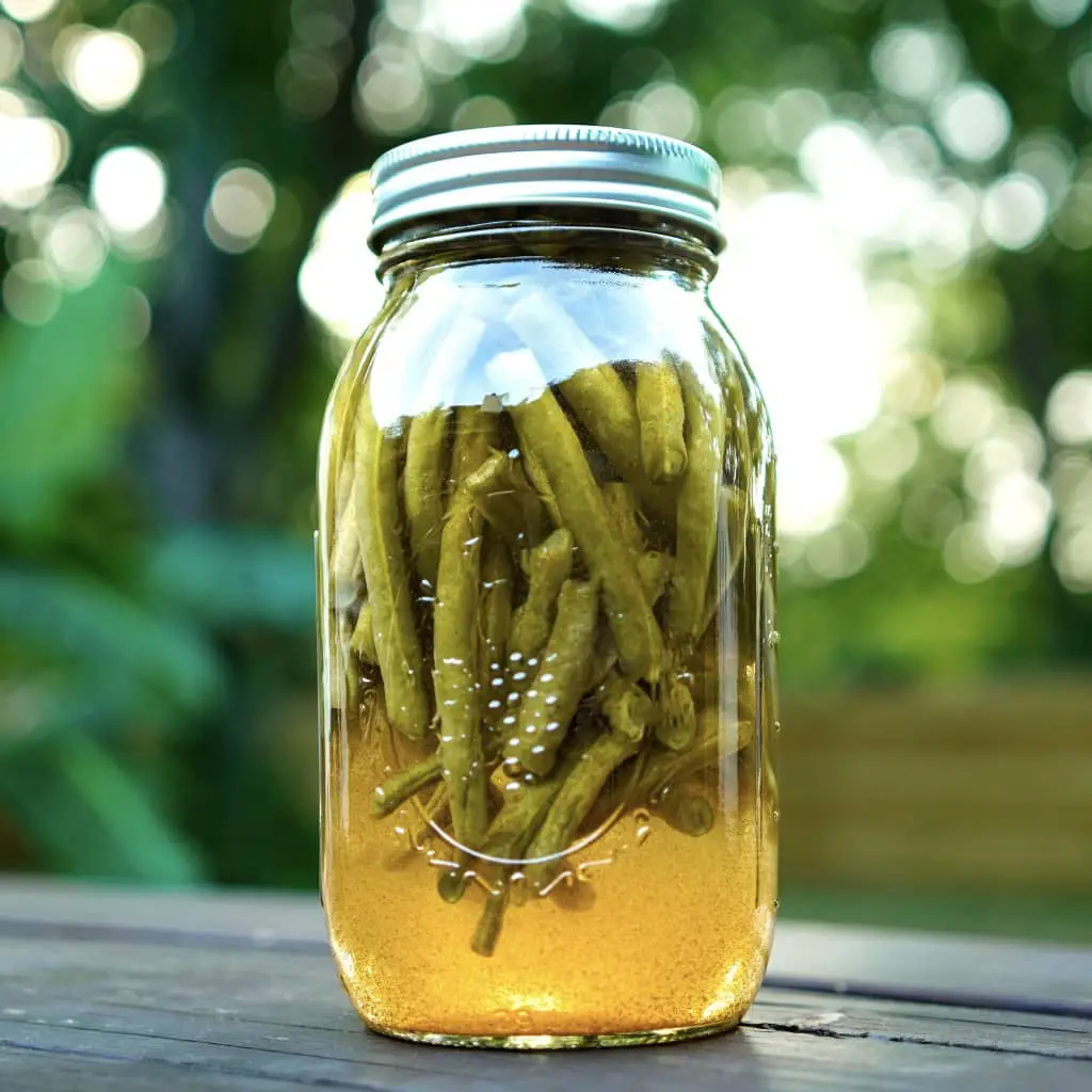 jar of pickling beans