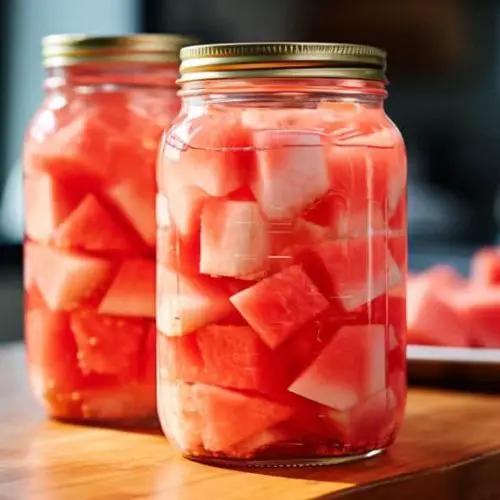 pickled watermelon rinds