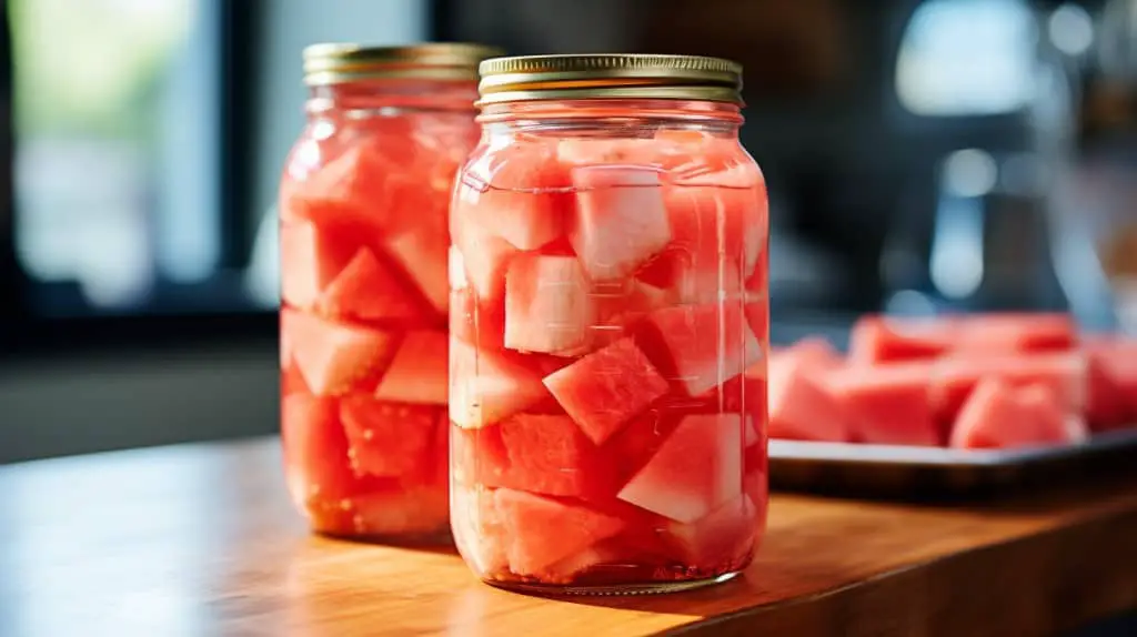 pickled watermelon rinds